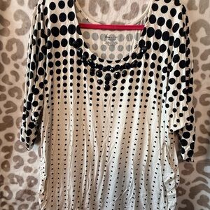 Lane Bryant Jeweled Jersey Top - 22/24